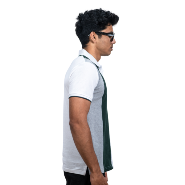 Polo Colour Block Green T-Shirt