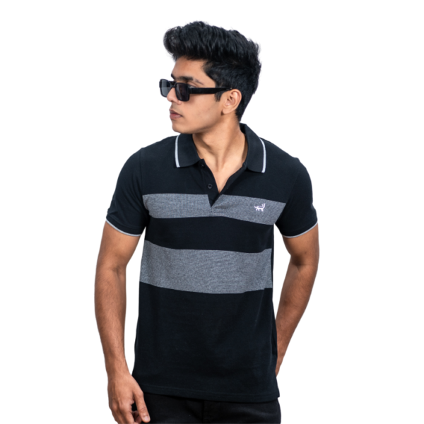 Polo Classic Stripe Black T-Shirt