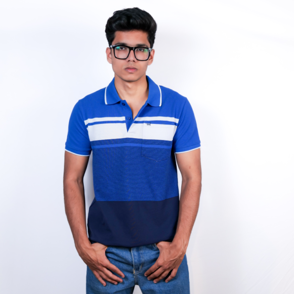 Polo Multi Colour Blue T-Shirt