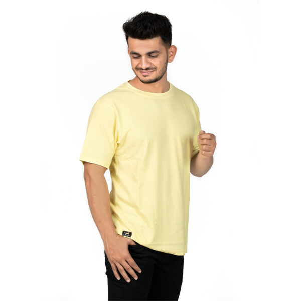 Crew Neck Banana Yellow T-shirt