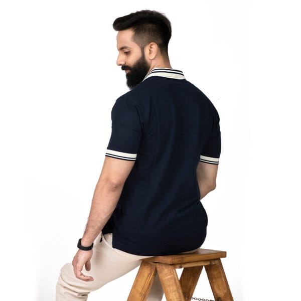 Polo Navy Blazer T-Shirt - Image 3