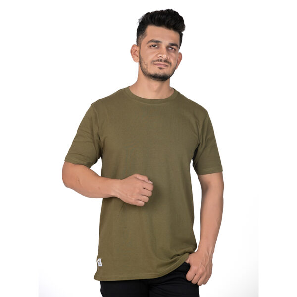 Crew Neck Olive Branch T-shirt