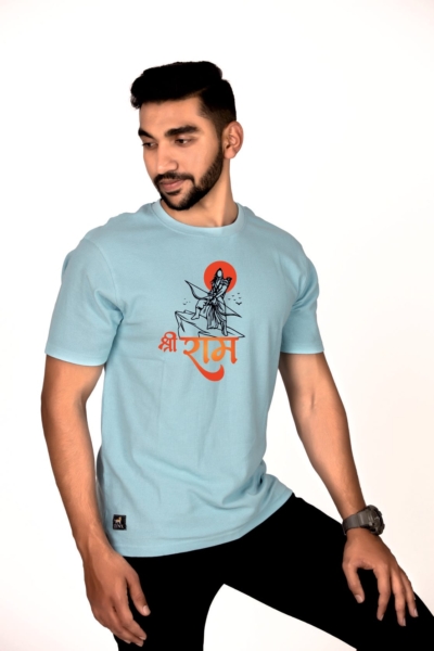 Crew Neck Plume Graphic T-shirt