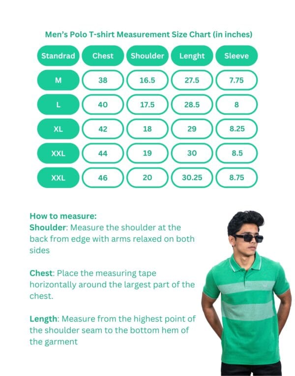 Polo Classic Stripes Green T-Shirt - Image 5