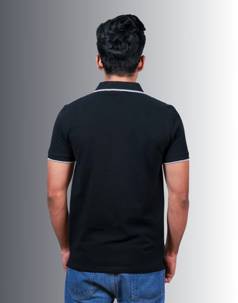 Polo Classic Stripe Black T-Shirt - Image 4