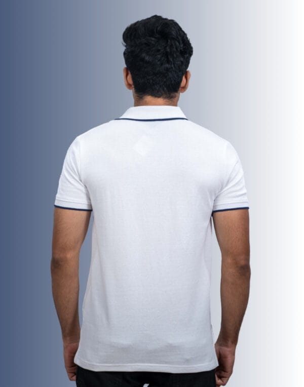 Polo Color Block Navy Blue T-Shirt - Image 5