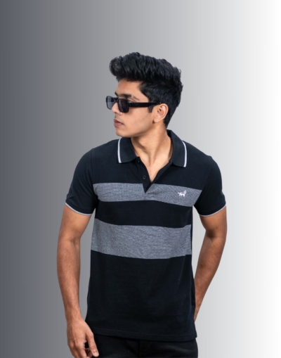 Polo Classic Stripe Black T-Shirt