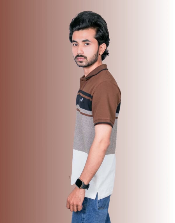 Polo Multi Colour Peech T-Shirt - Image 2