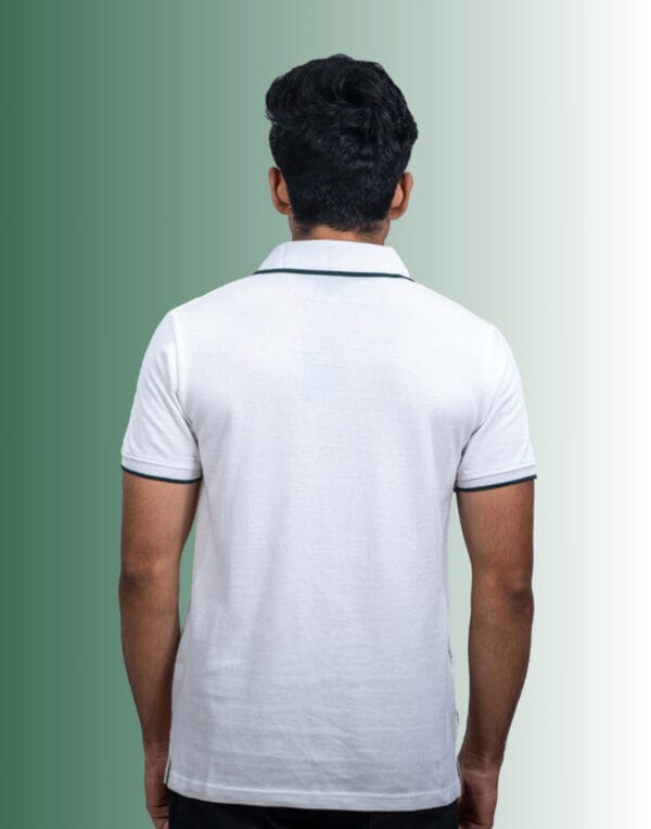 Polo Color Block Green T-Shirt - Image 4