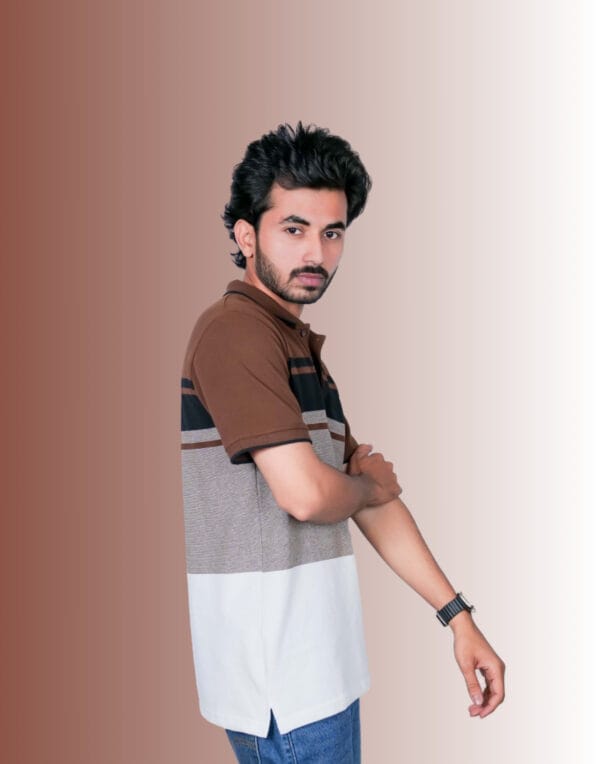 Polo Multi Colour Peech T-Shirt - Image 3
