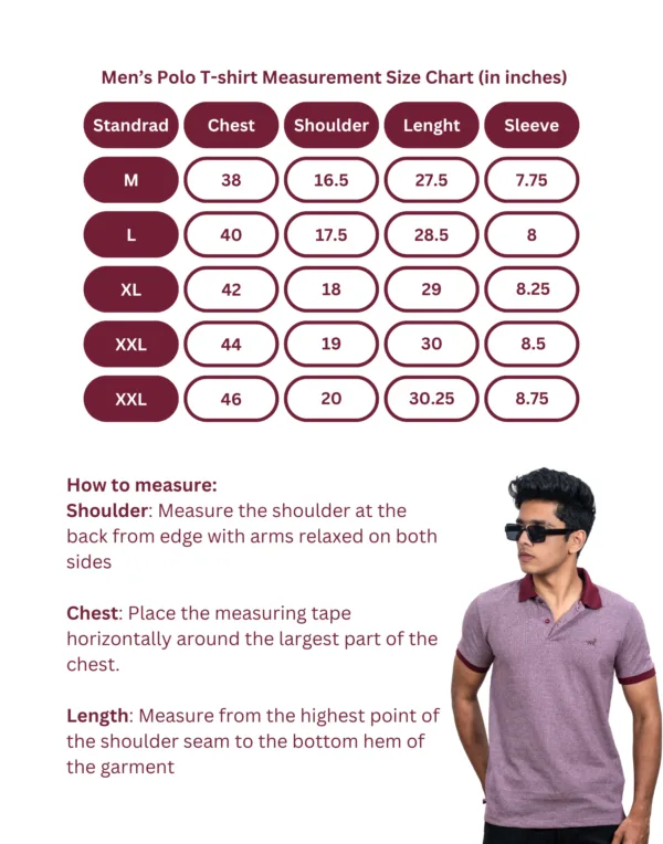 Polo Self Design -D Brown T-Shirt - Image 6