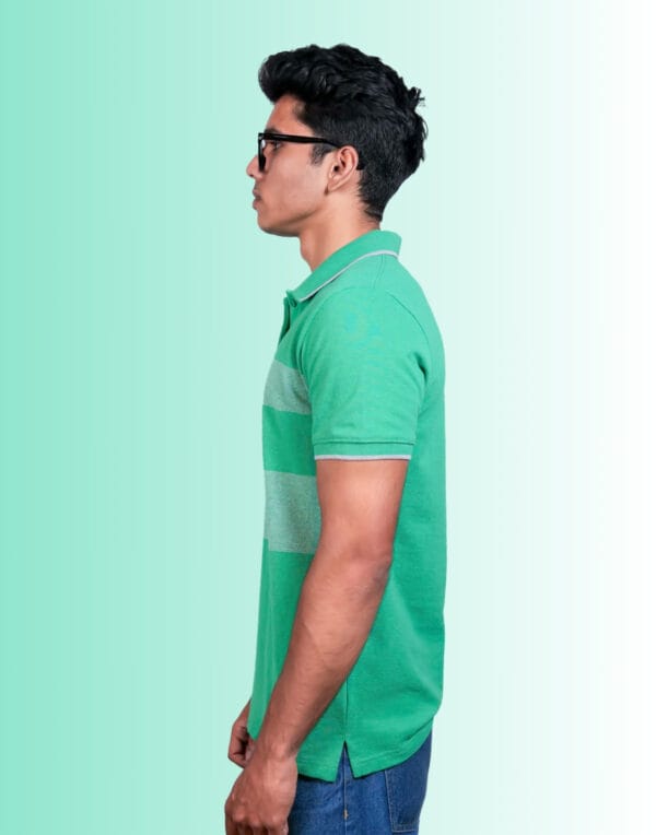Polo Classic Stripes Green T-Shirt - Image 2