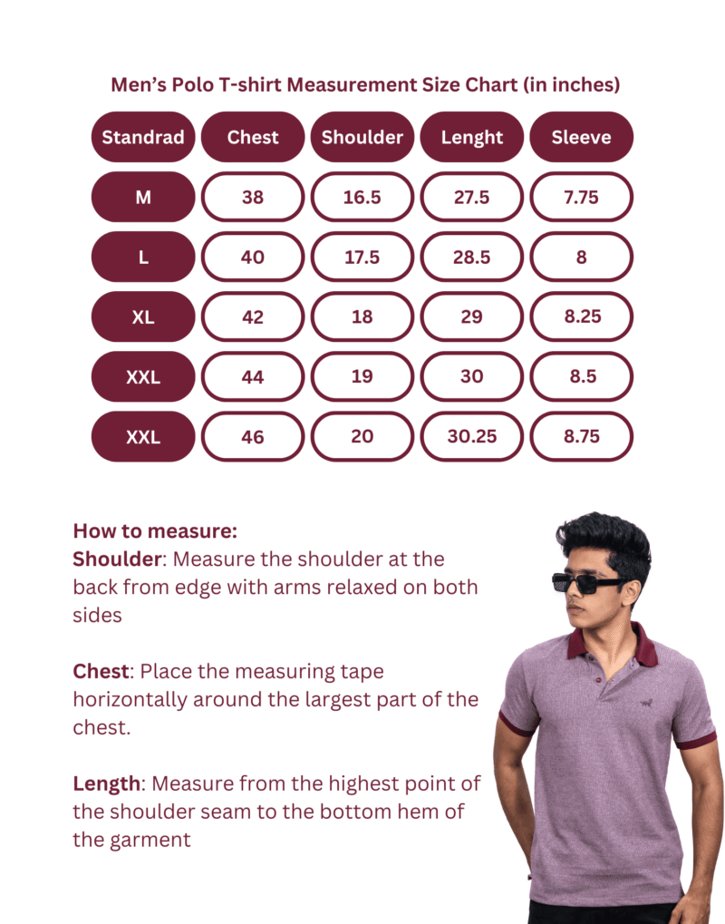 Polo Self Design -D Brown T-Shirt - Image 6