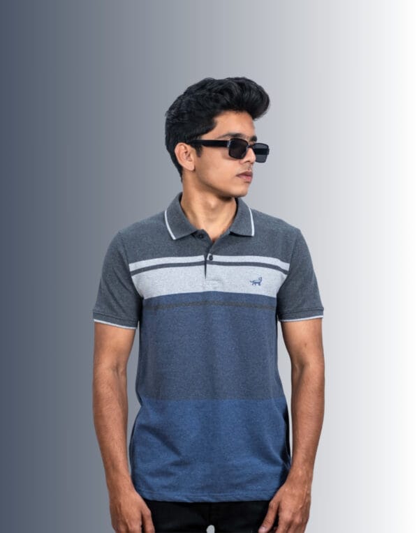 Polo Multi Colour Grey T-Shirt
