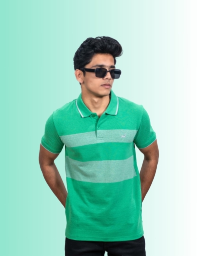 Polo Classic Stripes Green T-Shirt