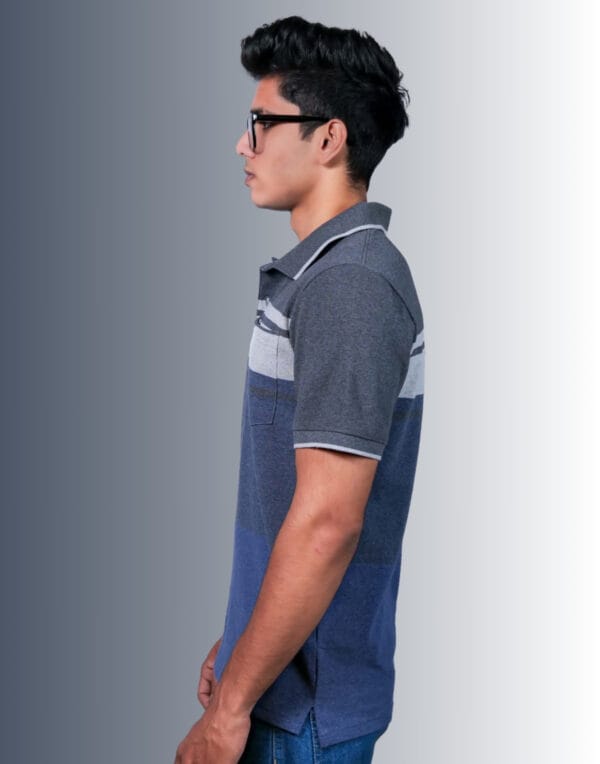 Polo Multi Colour Grey T-Shirt - Image 2