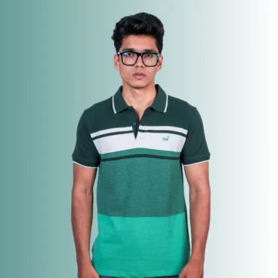 Polo Multi Colour Green T-Shirt