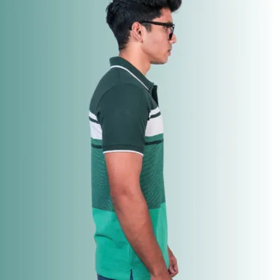 Polo Multi Colour Green T-Shirt