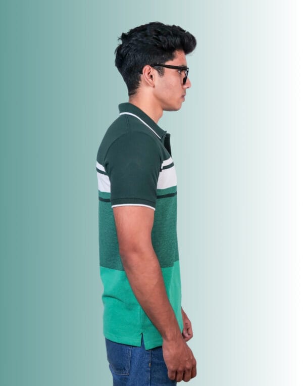 Polo Multi Colour Green T-Shirt - Image 2