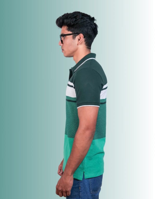 Polo Multi Colour Green T-Shirt - Image 3