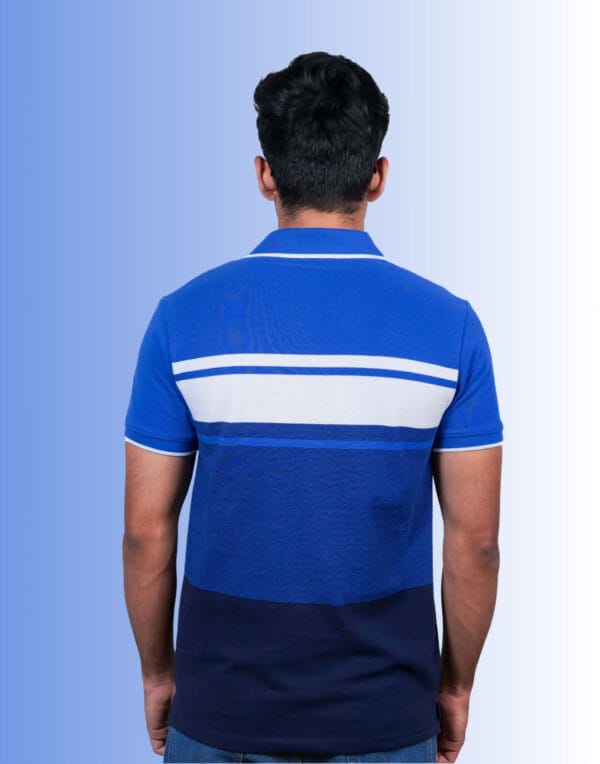 Polo Multi Colour Blue T-Shirt - Image 4