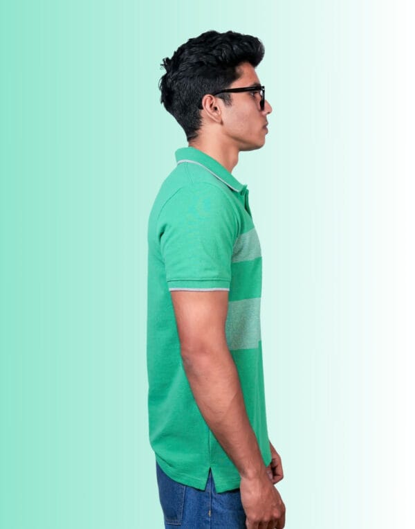 Polo Classic Stripes Green T-Shirt - Image 3