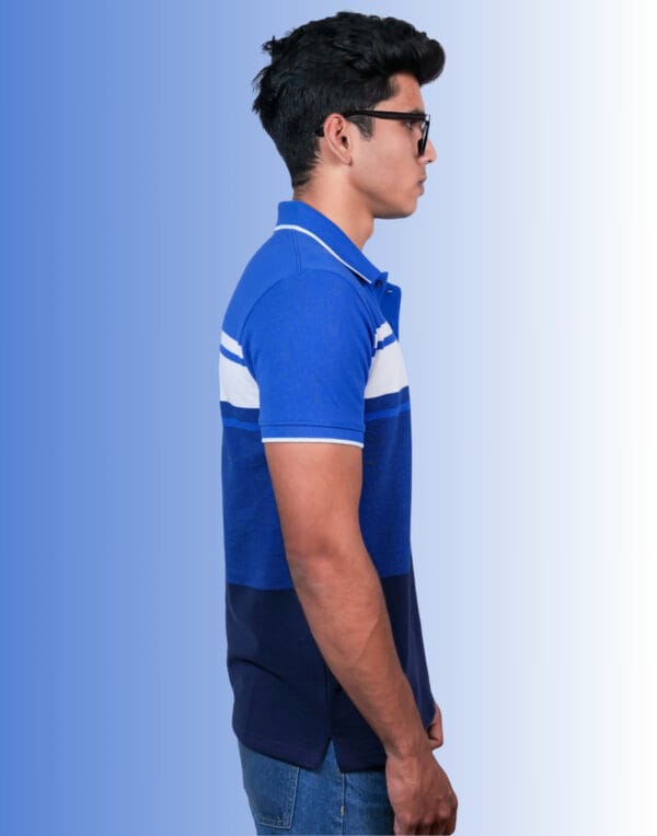 Polo Multi Colour Blue T-Shirt - Image 3