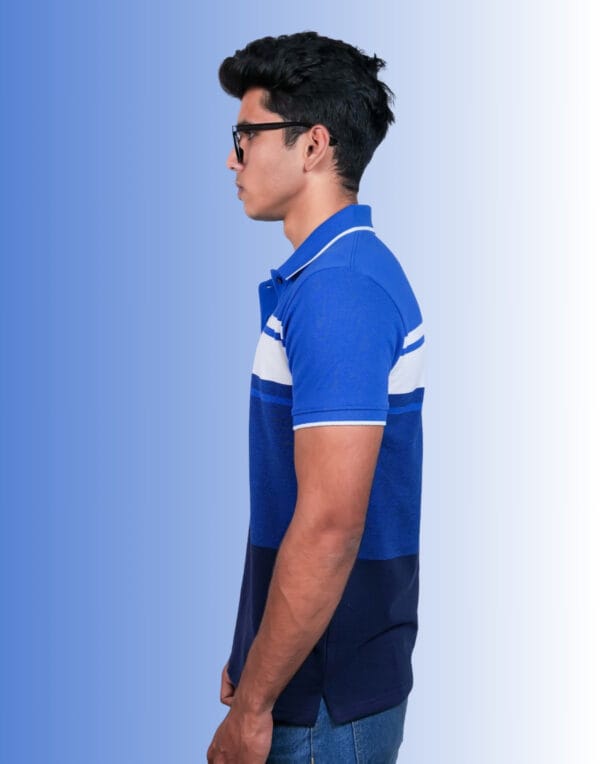 Polo Multi Colour Blue T-Shirt - Image 2
