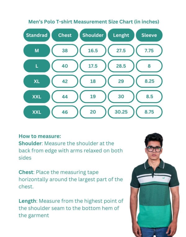 Polo Multi Colour Green T-Shirt - Image 5