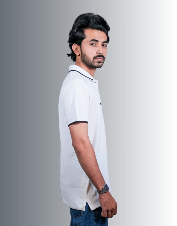 Polo Colour Block Black T-Shirt - Image 3