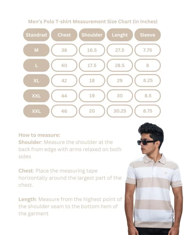 Polo White Jute Stripe T-Shirt - Image 6