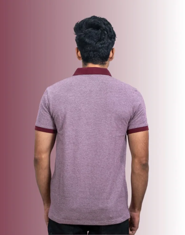 Polo Self Design -D Brown T-Shirt - Image 5