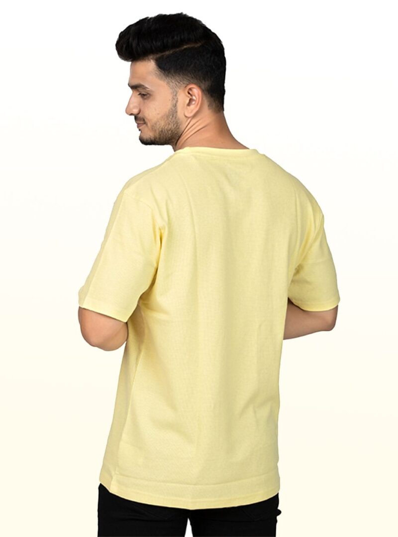 Crew Neck Banana Yellow T-shirt - Image 5