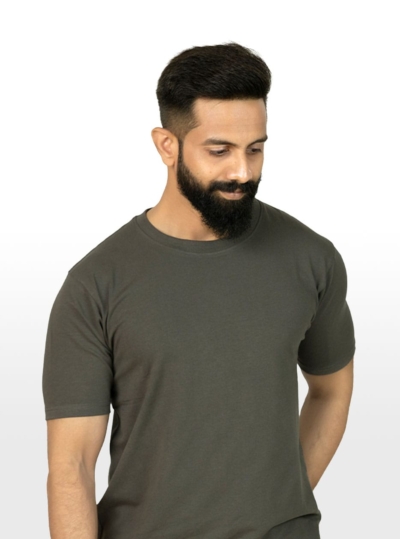 Crew Neck Dark Gull Grey T-shirt