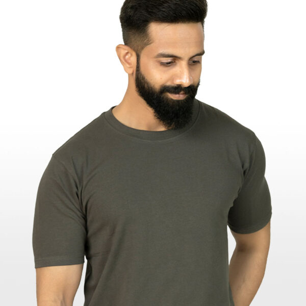 Crew Neck Dark Gull Grey T-shirt