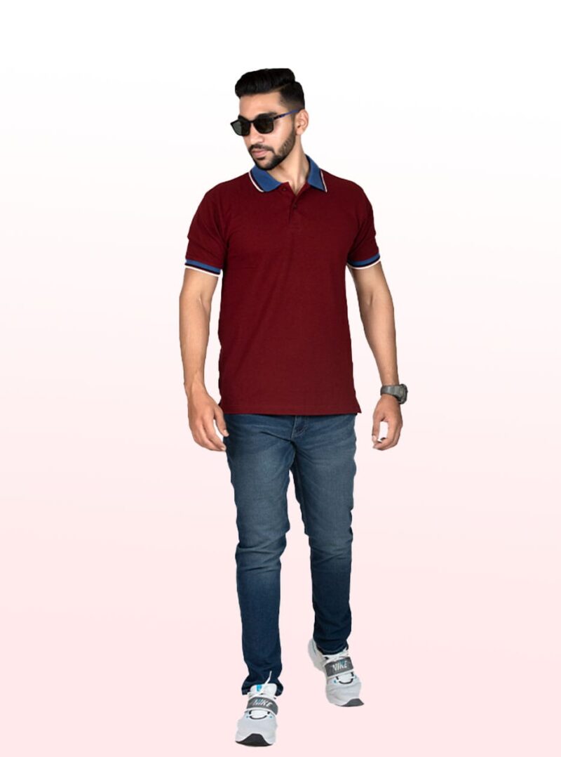 Polo Dark Marron T-Shirt - Image 3