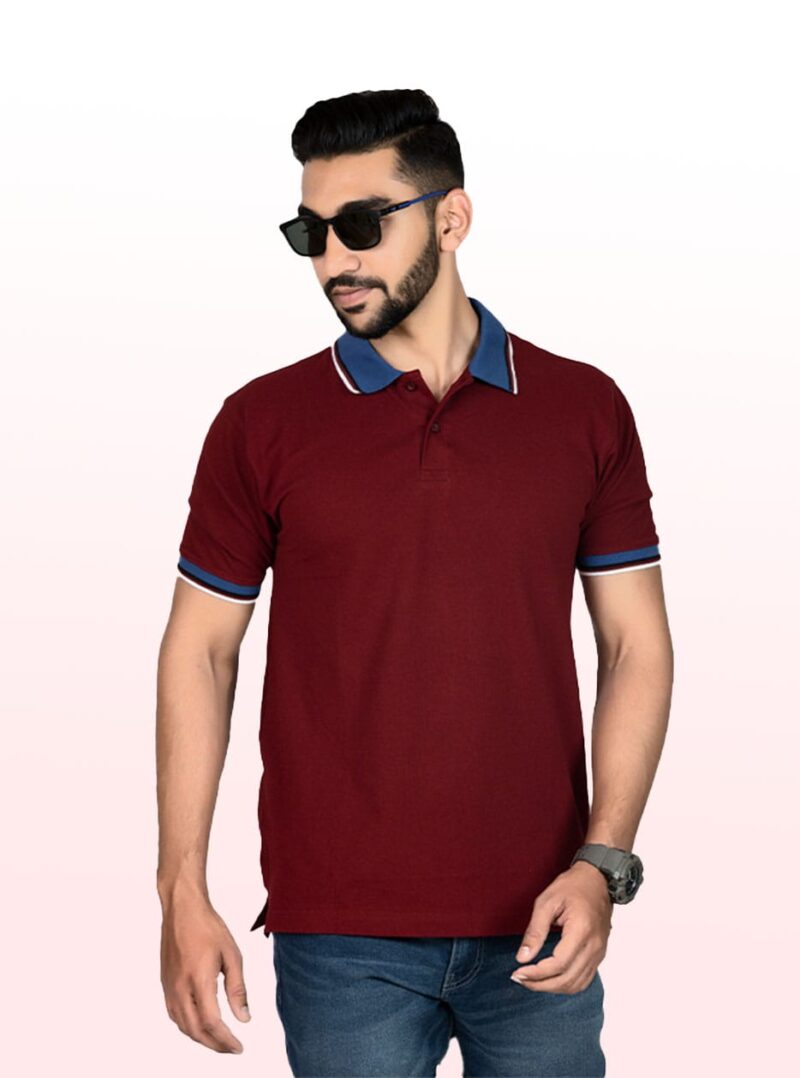Polo Dark Marron T-Shirt - Image 4