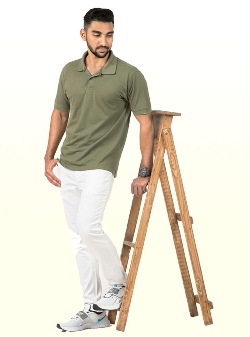 Polo Hedge Green T-Shirt - Image 3