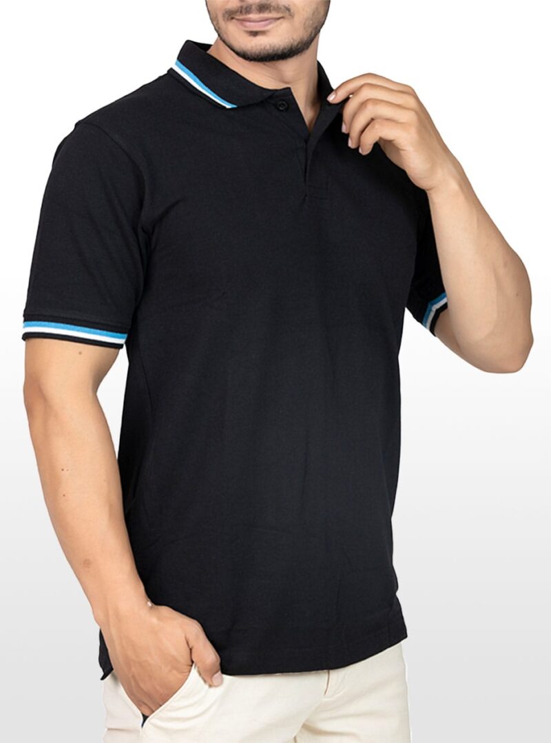 Polo Jet Black T-Shirt - Image 2
