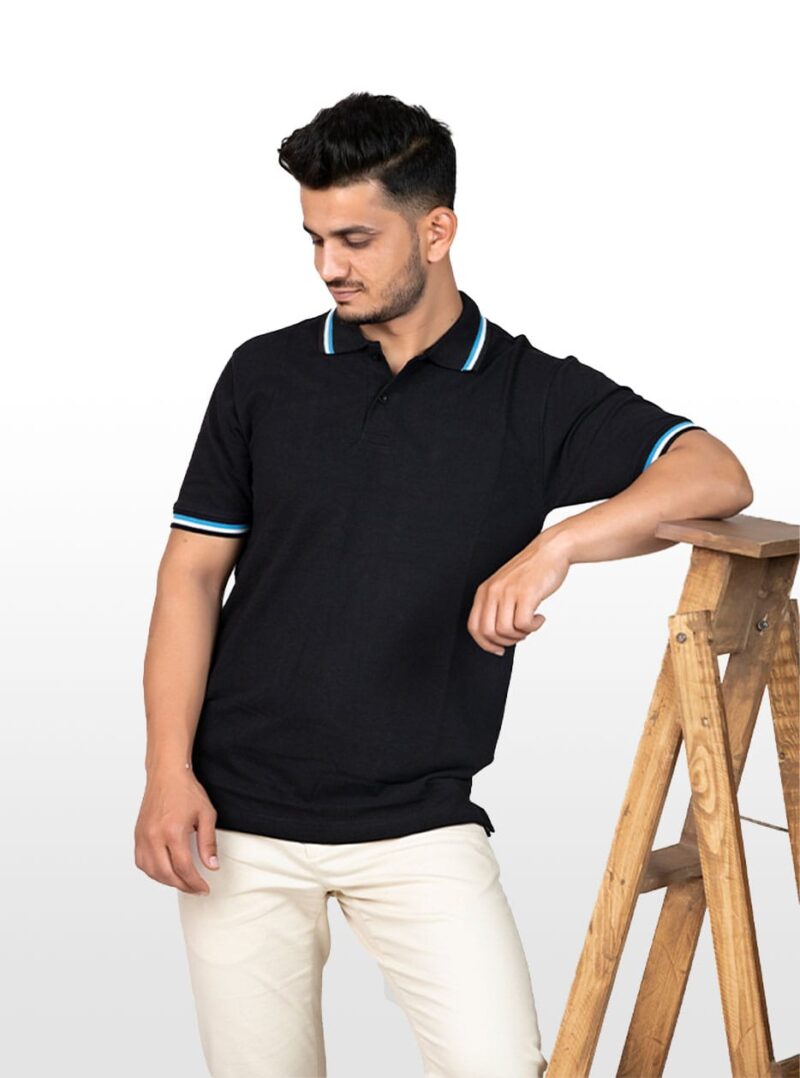 Polo Jet Black T-Shirt - Image 4