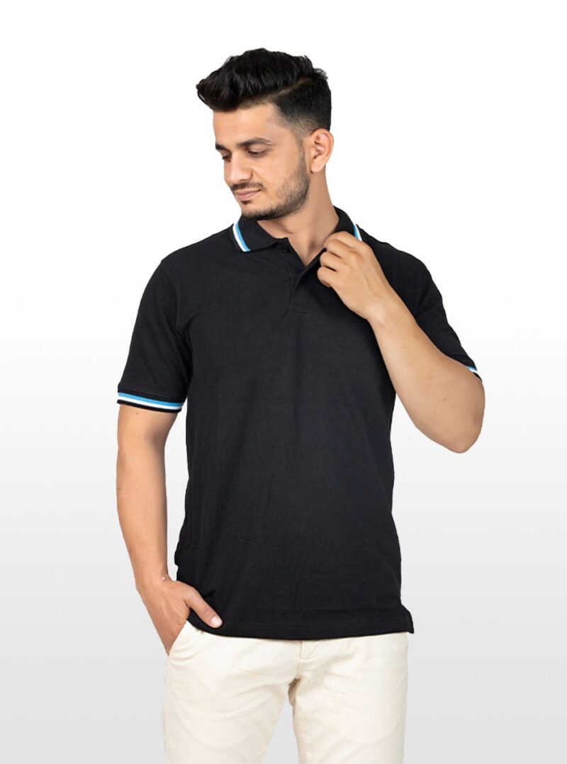 Polo Jet Black T-Shirt - Image 5