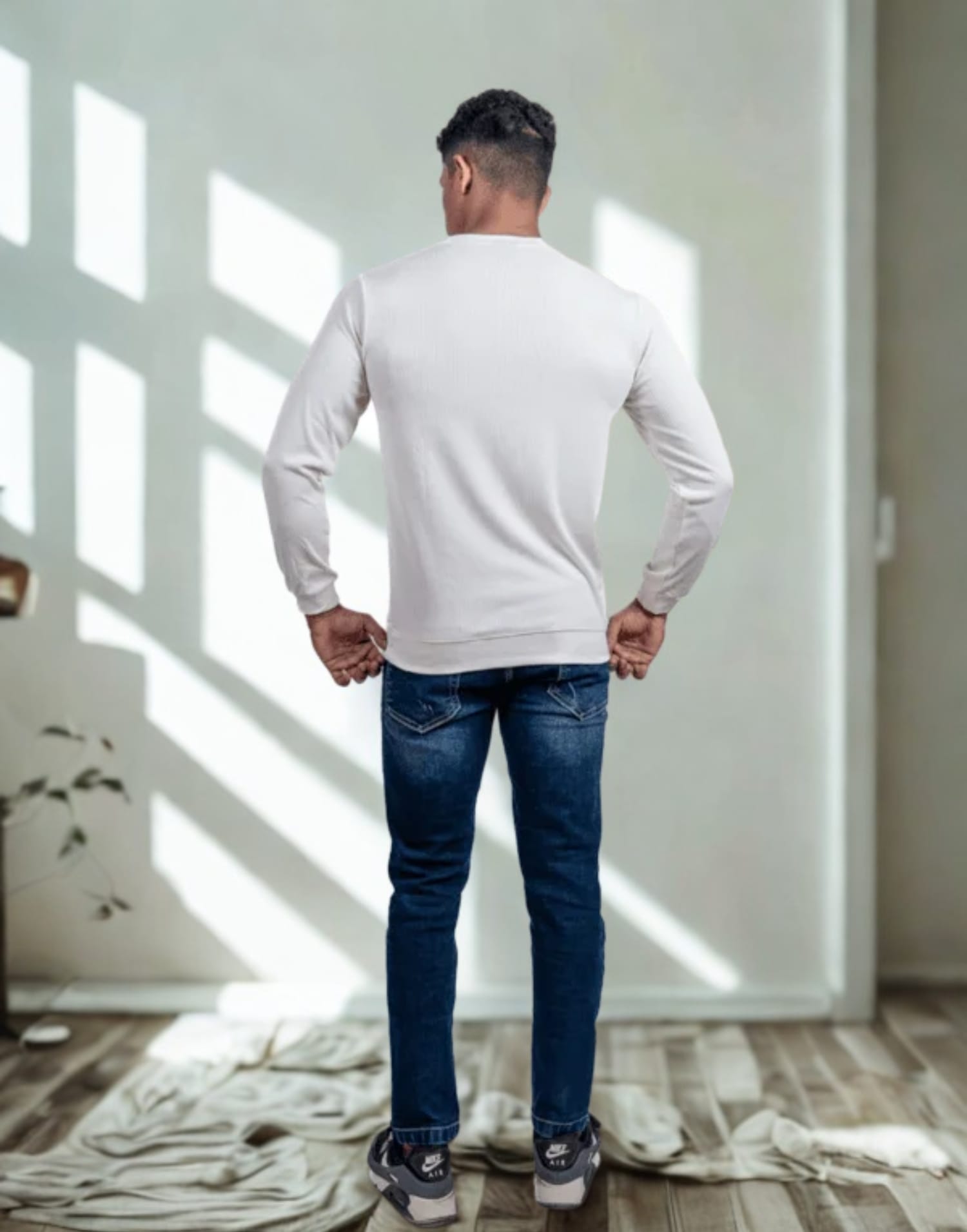 Rib White Full Sleeve - Image 4