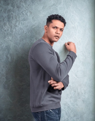 Rib Grey Full Sleeve