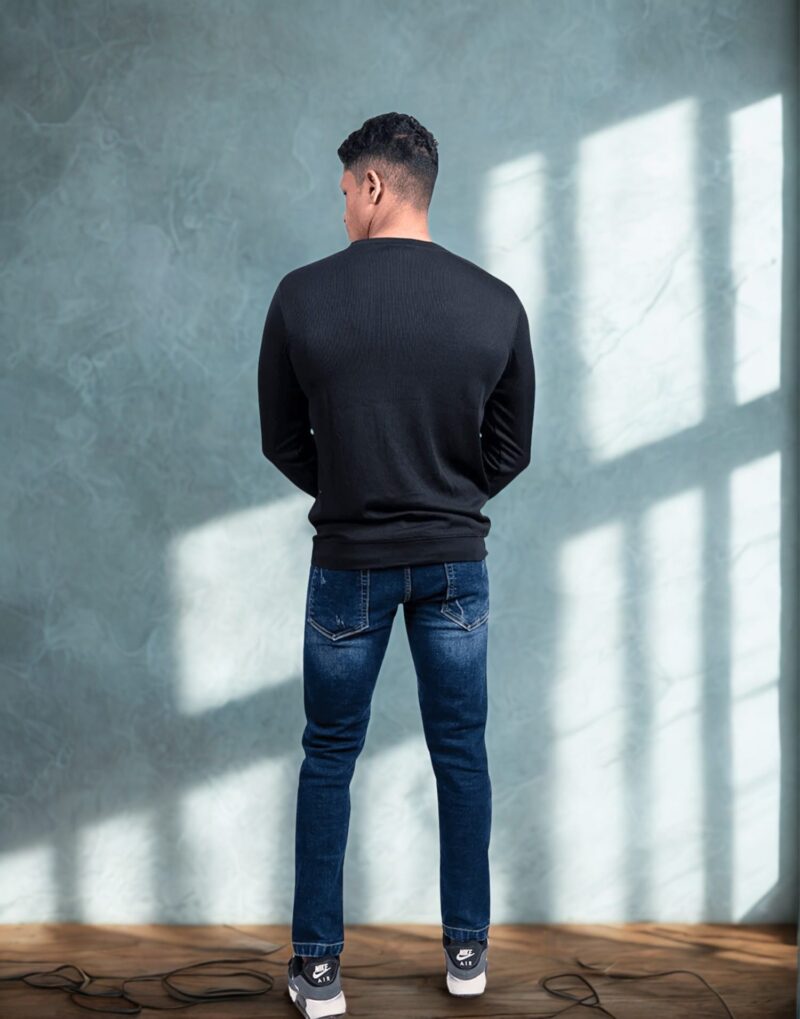 Rib Black Full Sleeve - Image 4