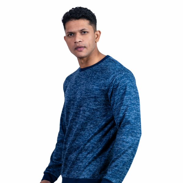 Full Sleeve Navy Melange