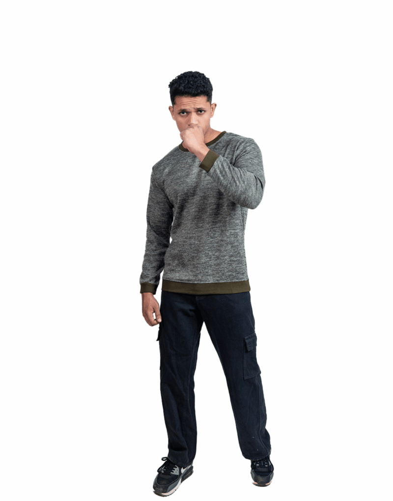 Full Sleeve Olive Melange - Image 5