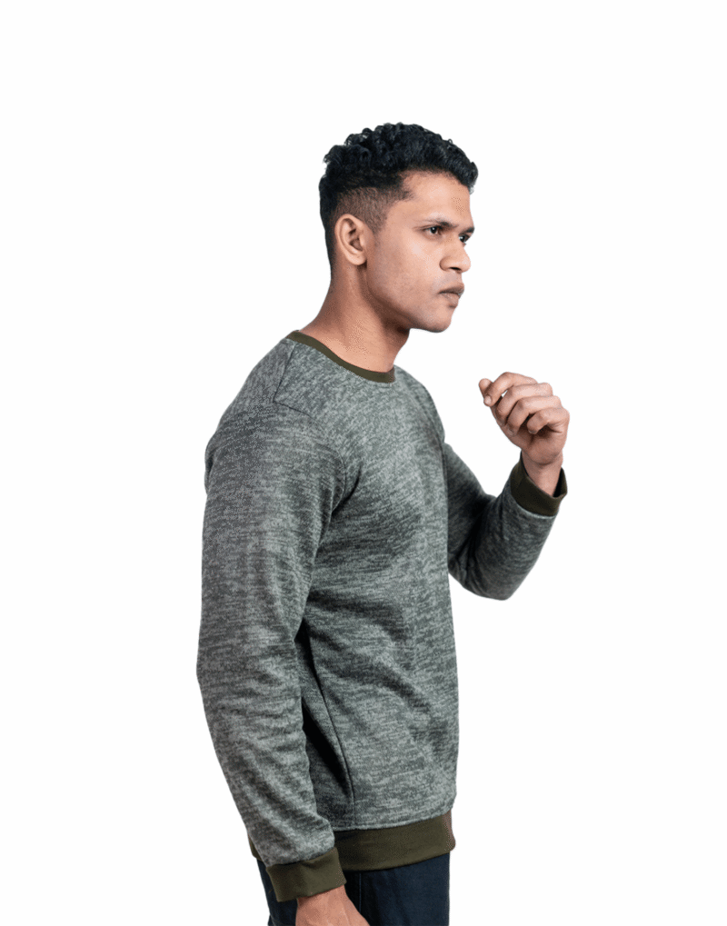 Full Sleeve Olive Melange - Image 4
