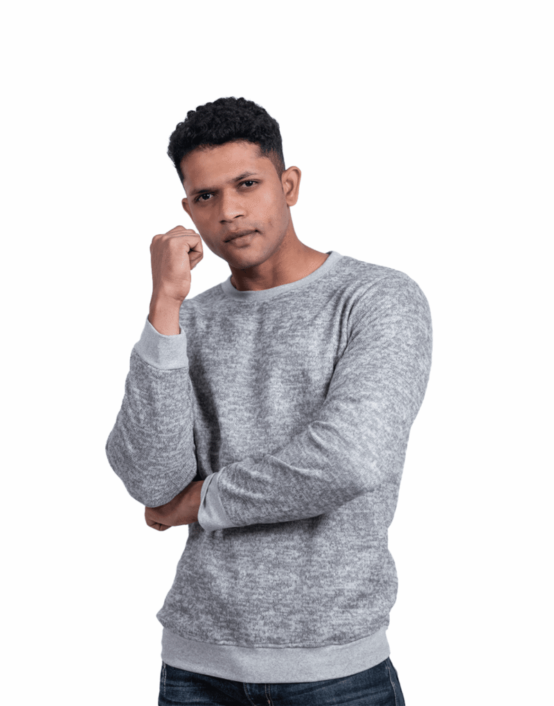 Full Sleeve Grey Melange
