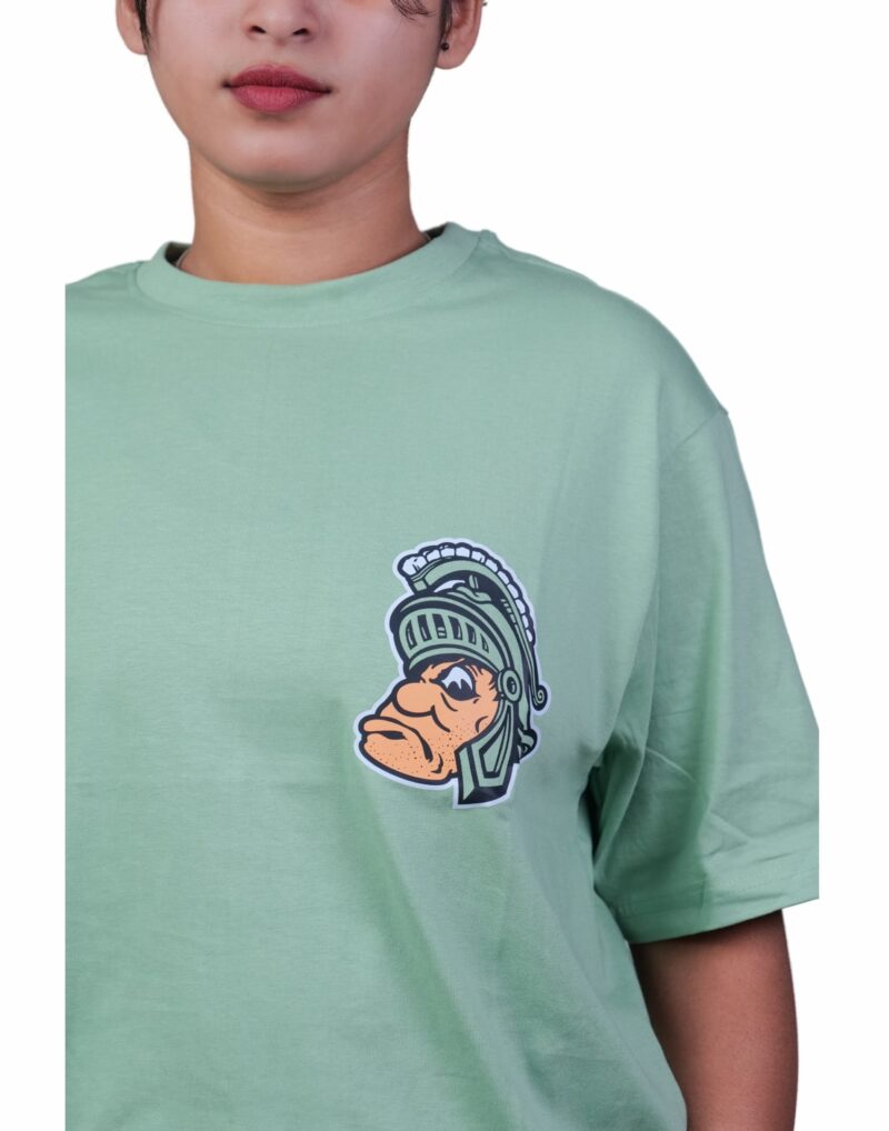Oversized Light Green Popeye T-shirt - Image 6