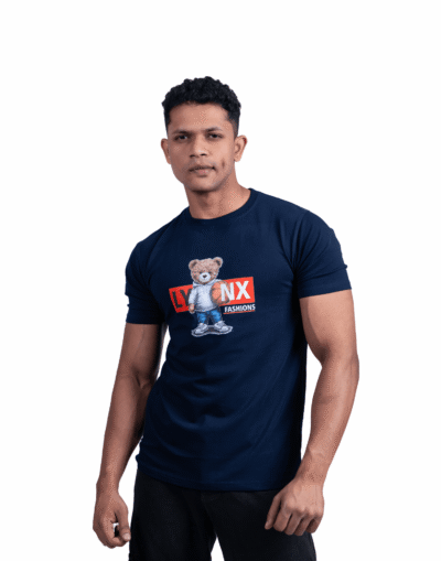 Crew Neck Navy Blazer Printed T-shirt